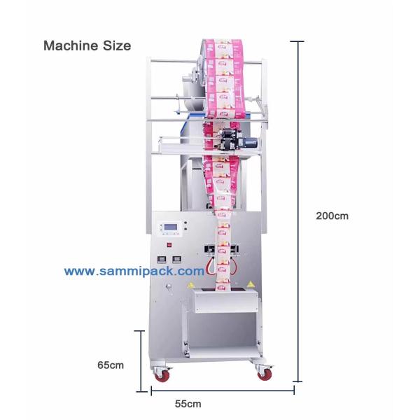 High Quality 100-500g Automatic Powder Granule Packing Machine Nuts Spice Chili Grains Powder Snacks Bagging Machine with CE