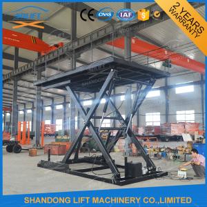 Durable Hydraulic Scissor Car Parking Lift , Vehicle Scissor Lift With CE