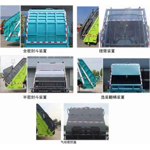 Howo 20Cubic Meter Automatic Transmission Compactor Garbage Truck