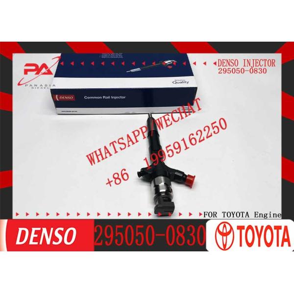 High quality Hot sale New Diesel Fuel Injector 295050-0830 For Toyota Dyna 1KD-FTV 23670-39395 23670-30390