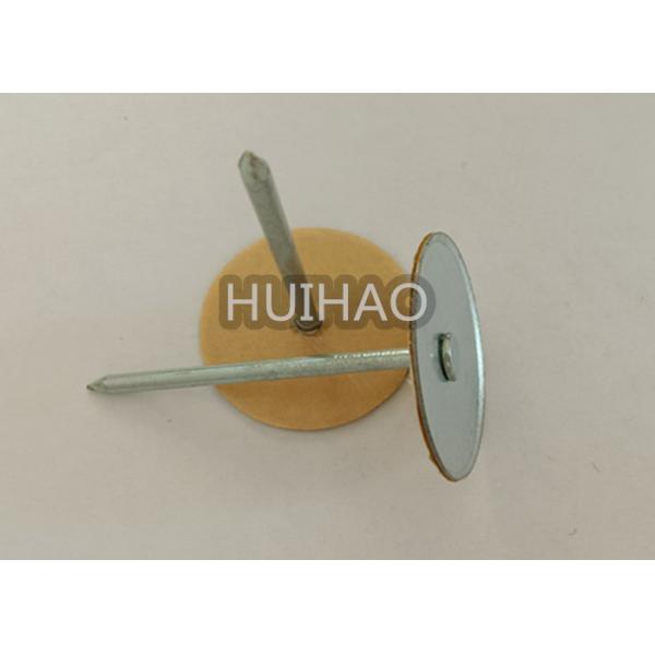 1" Length Galvanised Cup Head Capacitor Discharge Cd Weld Pins With Paper Washer