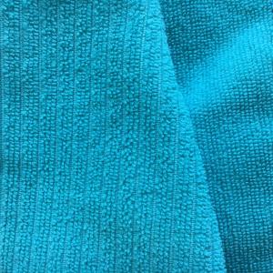 White 100% polyester microfiber single side design towel