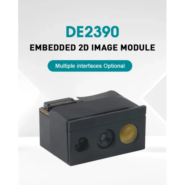 Small Embedded 2D QR Code Barcode Scanner Module with 1 Million Pixel CMOS Image Recognition and 65cm/s Scan Speed