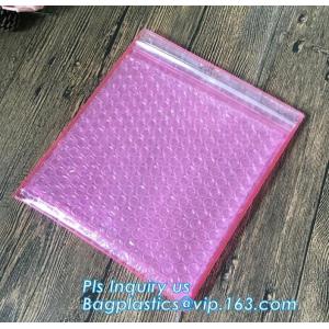 Reclosable Reusable Packing Bubble Zipper bag, High Quality Reusable Packing