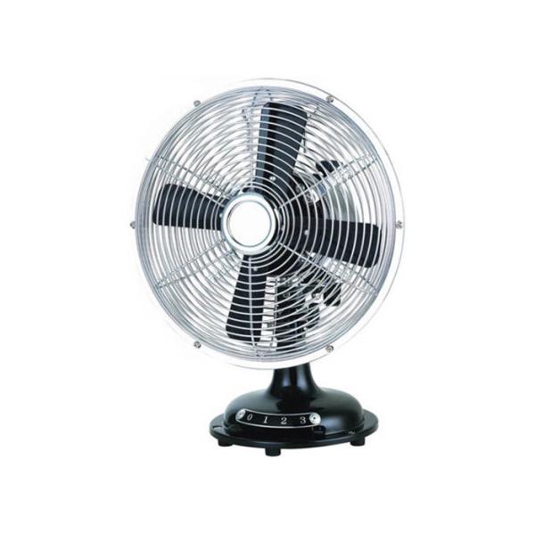 12 Inch Electric Osicllating Metal Desk Fan For Bedroom And Living Room