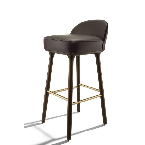 Buy Beetley Modern Bar Chairs With Robust Wooden Legs 45W × 45D × 97H Cm at wholesale prices