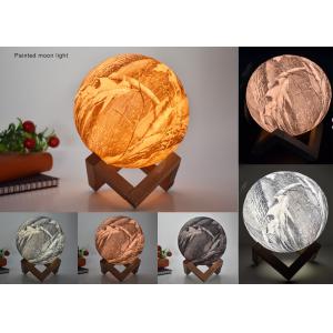 Moon Light Innovative LED Lighting , Adjustable Reading Lamp 240MAH Polymer