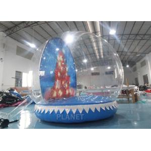 0.8mm Transparent Inflatable Snow Globe Photo Booth