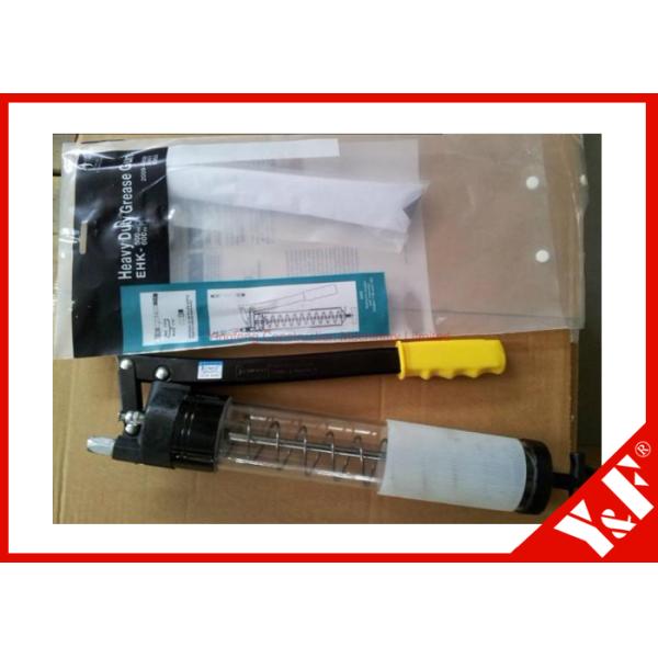 500cc / 600cc Transparent Clear Tube Grease Guns Cystle viewing for Construction Machines