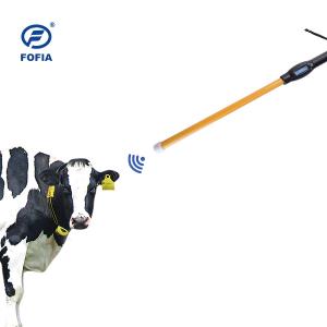 Handheld Rfid Animal Stick Reader 134.2KHz 4 AA