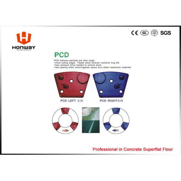 Fast Speed Marble Grinding Pads , Concrete Grinding Tools Soft / Medium / Hard