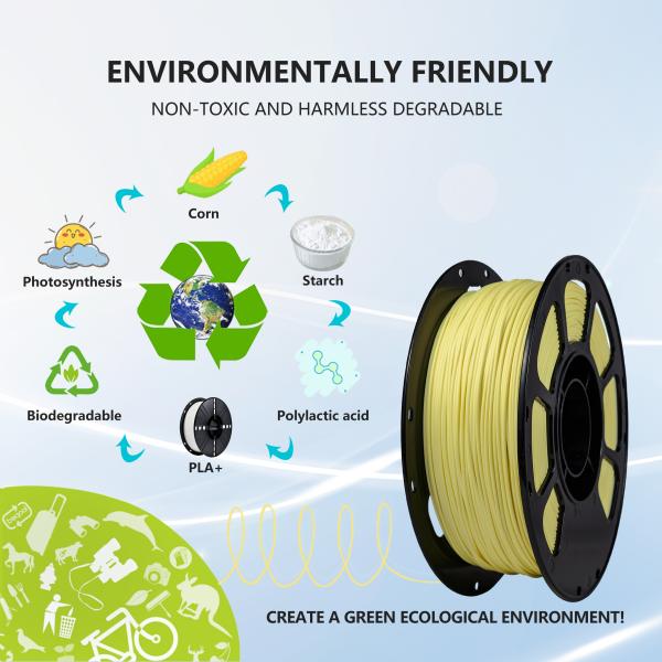 Iboss 3d Printer PLA Plus Filament Matte Yellow1.75mm FDM Forming Technology 3d Printing Filament