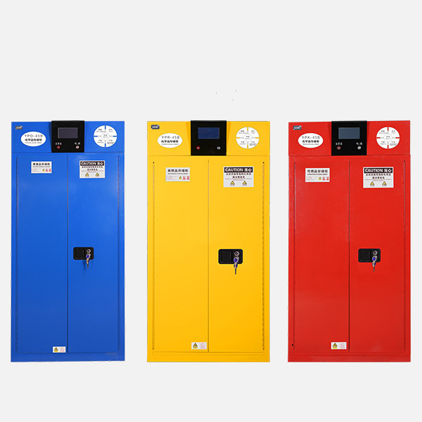 FM Cold Rolled Steel Plate Safety Storage Cabinets For Corrosives Toxics