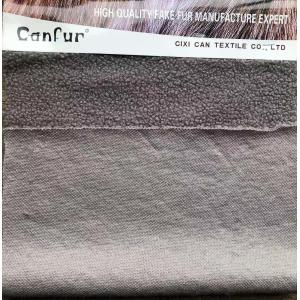 100% Polyester White Fake Real Sherpa Plush Fleece Fabric for Winter Accessories