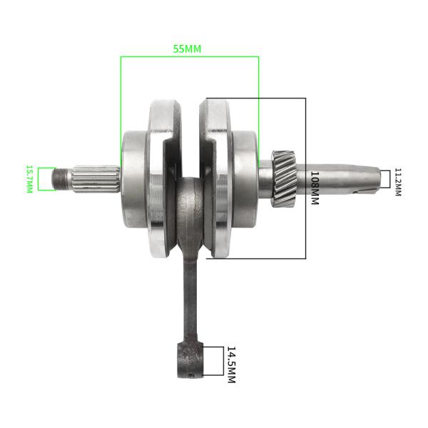 YAYE CG125 CG150 MOTORCYCLE ENGINE PARTS CRANKSHAFT ASSY FOR 125/150CC ENGINE PARTS HONGDA MOTORBIKE CRANKSHAFT