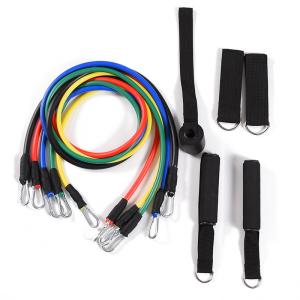 ZH 150lbs 11 Pcs Resistance Bands Set Bodylastics Fitness Equipment