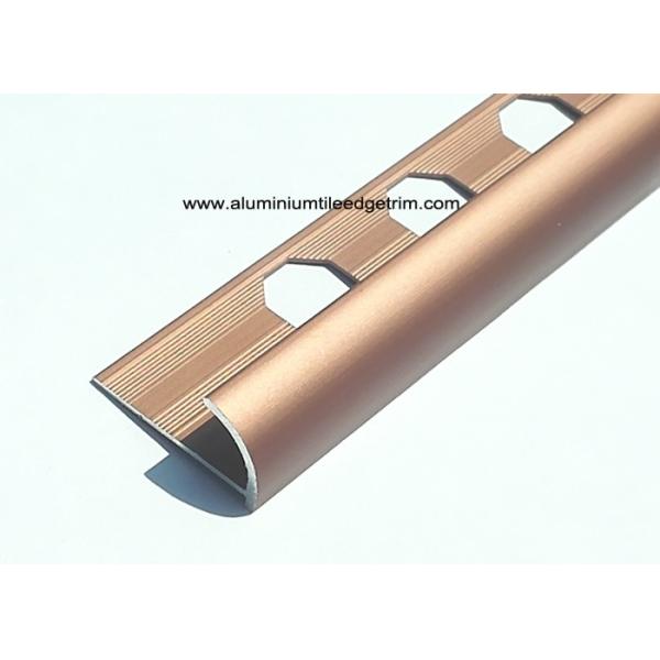 Buy Matt Deep Red Aluminium Tile Trim With 2.5 Meter For 8mm Ceramic Tiles at wholesale prices