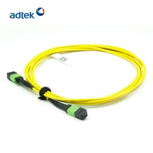 10 / 40G Female MPO MTP Patch Cord For Data Center