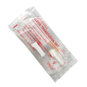 Universal Disposable Blood Transfusion Set – Compatible with Blood Bags for