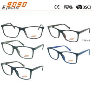 New arrival and hot sale of TR90 Optical frames,suitable for women and men,metal