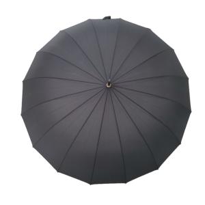 30 Inch Strong Umbrella Wind Resistant With Fiberglass Frame And Crook Handle