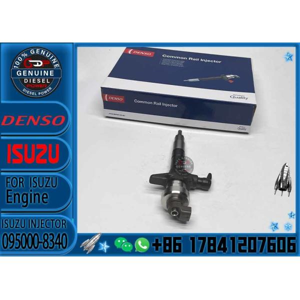 Genuine Diesel Fuel Injector 095000-8340 For 4JJ1 3.0L 8981066932, 8-98106693-2, 8981066931, 8981066930