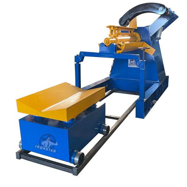 Buy 5 ton automatic hydraulic decoiler machine Hydraulic decoiler | 5 T automatic uncoiler at wholesale prices