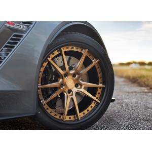 Chevrolet Camaro 2PC Forged Rims Black Barrel Polished 20X10 20x11 Golden Face