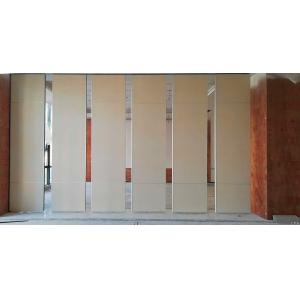Sliding Aluminium Roller Soundproof Partition Wall Melamine Surface 4m Height