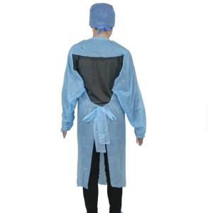Disposable Waterproof Food Processing CPE Gown Waterproof Disposable long sleeve