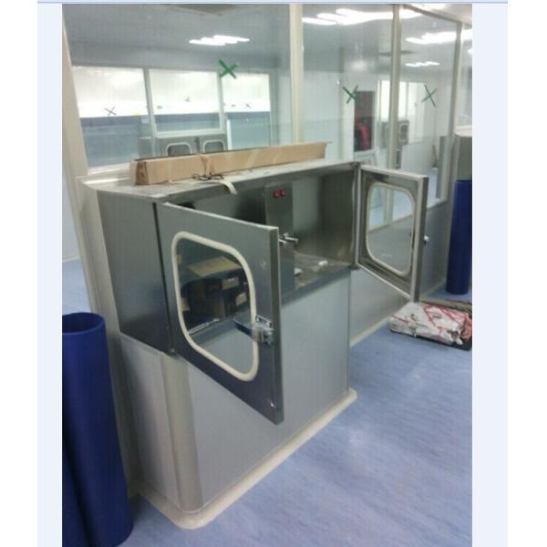 Small Stainless Steel 201 Dynamic Cleanroom Through Pass Box For Laboratory