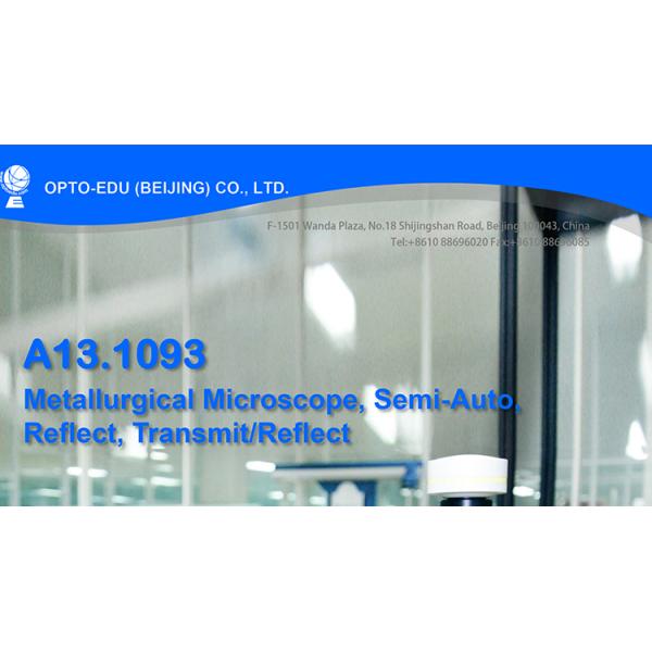 OPTO-EDU A13.1093-R Trinocular Metallurgical Microscope Semi Auto Reflect BF / DF DIC Polarizing