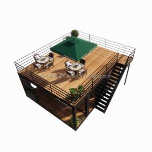20 Foot Wooden Deluxe Garden Studio Flat Package Assembly 2 Bedroom Container