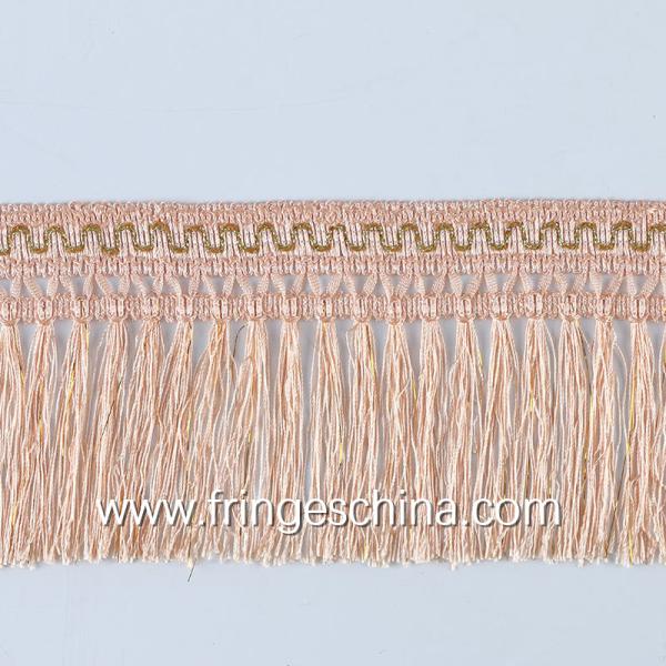 Latest decorative OEM custom design tassel fringe for curtain cushion trimmings