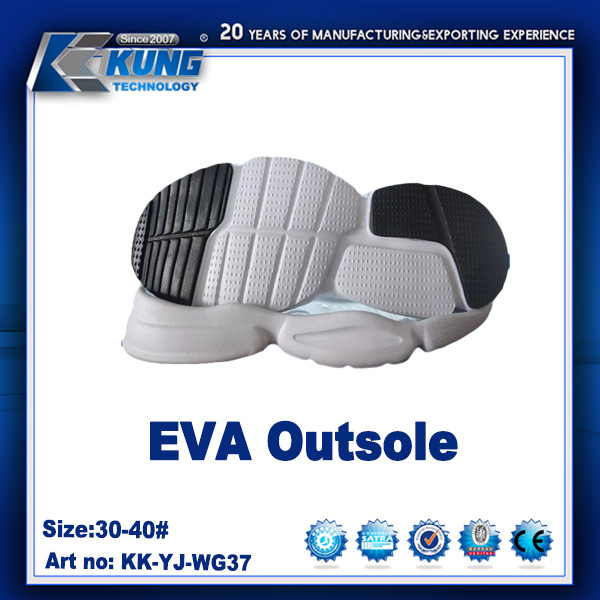 Buy Flat Thick Rubber EVA Outer Sole Lightweight Abrasion Resistant at wholesale prices