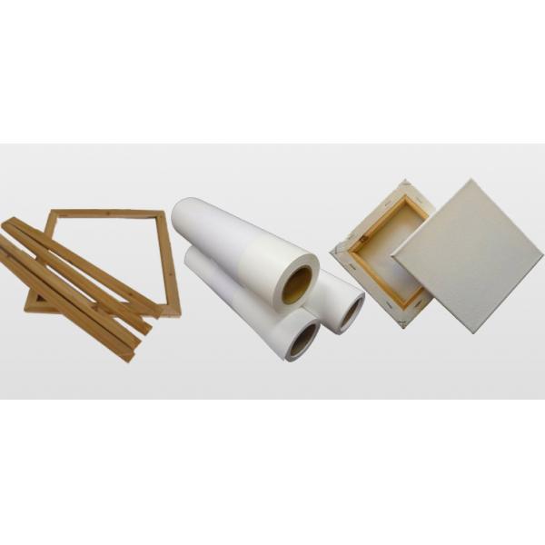 Inkjet Matte Water Resistant Polyester Fabric Roll 220Gsm For Pigment Digital Printing