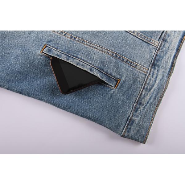 98% Algodon 2% Spandex Men'S Denim Jacket M L XL 2XL