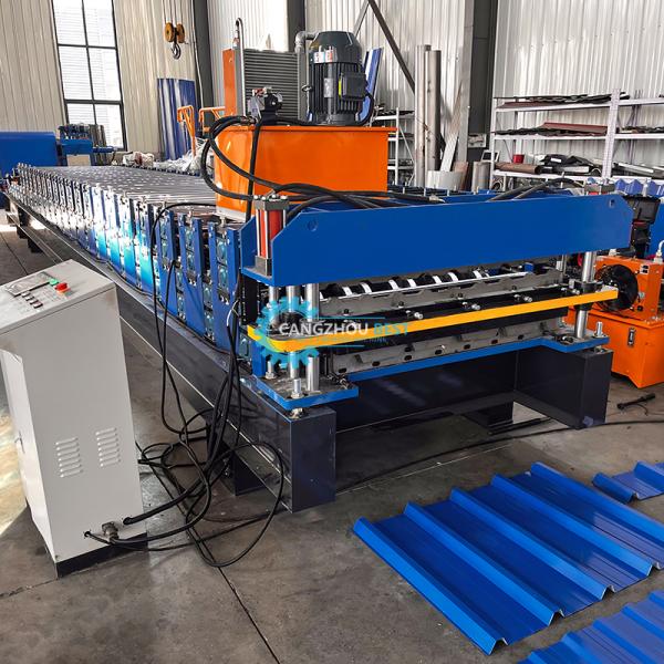 Double Layer Steel Corrugated&Trapezadial Color Steel Roof Sheet Roll Forming Machine