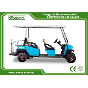 Safe & Strong Electric Golf Cart 4 front Seats & 2 back seats 5KW Motor 48V