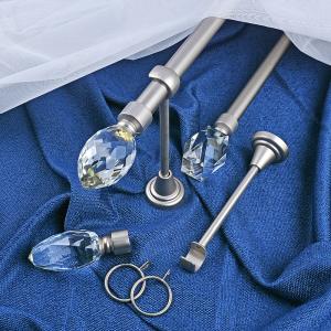 Aluminium Curtain Rod Accessories Crystal Series Decorative Head