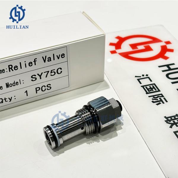 Buy SANY SY55 SY60 SY65 SY75 Relief Valve for Construction Machinery Excavator Hydraulic Pump Parts Safety Valve at wholesale prices
