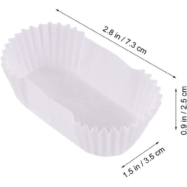 Rk Bakeware Oval Paper Baking Mold Boat Shaped Cake Cup For Industrial Automatic Lines