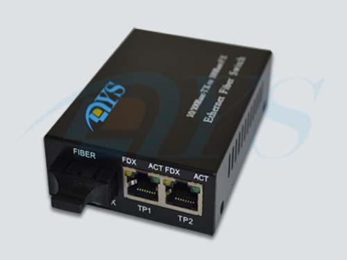 Multimode 10 / 100 / 1000M Optical Fiber Media Converter