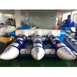 Exciting Inflatable Water Toys , Towable Inflatable Flyfish Banana Boat For Sea