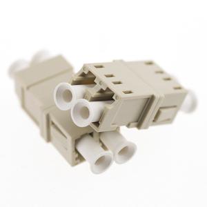 LC/PC LC/APC Duplex Fiber Optic Adapter Low Environmental Sensitivity