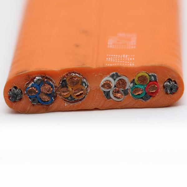 Buy Flat Elevator Control Cable Flexible Cable ECHU Traveling Cable at wholesale prices