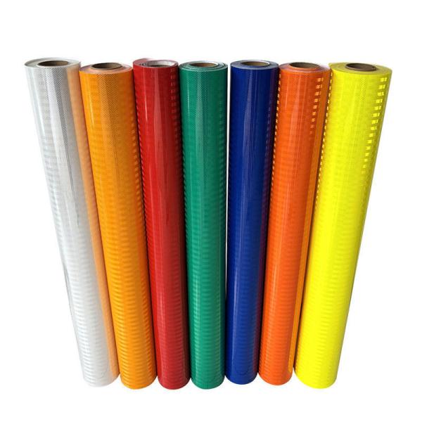 Buy Micro Prismatic Reflective Sticker Sheeting EGP Reflective Printing Film Vinyl at wholesale prices