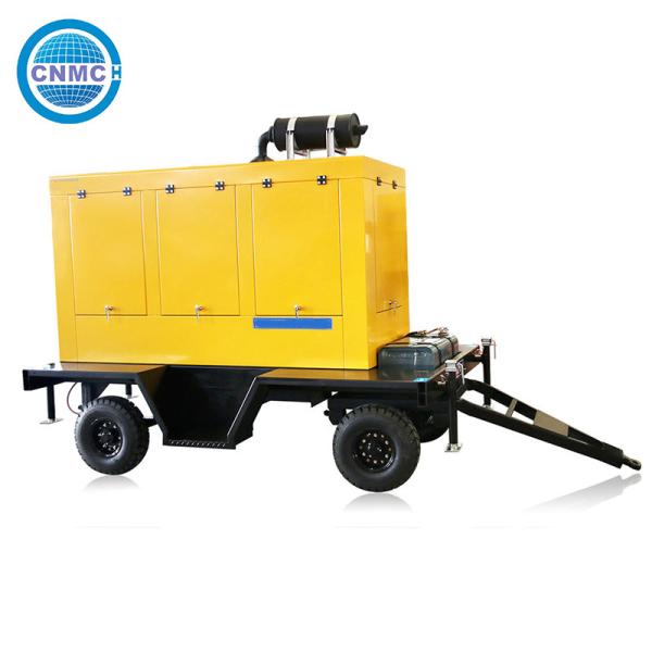 Trailer Type RICARDO Water Cooled Diesel Generator Mobile 60KW 75KVA Durable