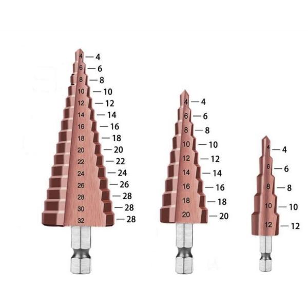GS 4-20mm Straight Groove Titanium Twist Drill Bit