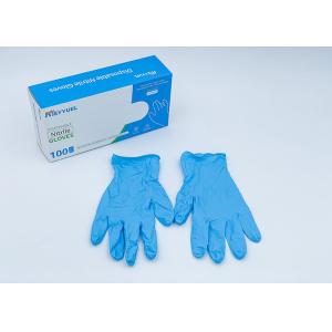 China Surgical Sterile Powder Free Disposable Nitrile Gloves / OEM  ODM on sale